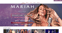 Desktop Screenshot of mariahcarey.com