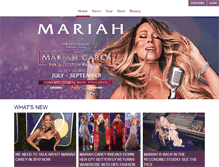 Tablet Screenshot of mariahcarey.com
